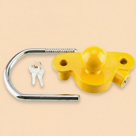 Coupler Lock Anti-Theft Device for Trailer Caravan Hitch Trailer Coupler Lock