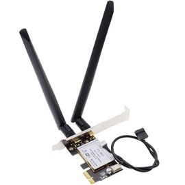 Deal4GO AR5B22 5GHz 802.11n 300Mbps Desktop PCi-e Express Wireless WiFi Adapter Tarjeta WLAN con Bluetooth 4.0 para Qualcomm Atheros Killer N1202 AR9462