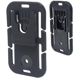 Klick Fast MOLLE System Dock Klickfast Secure Rotating Locking System Click Fast For Use With Cross Webbing Straps for Torch, Radio, Walkie Talkie