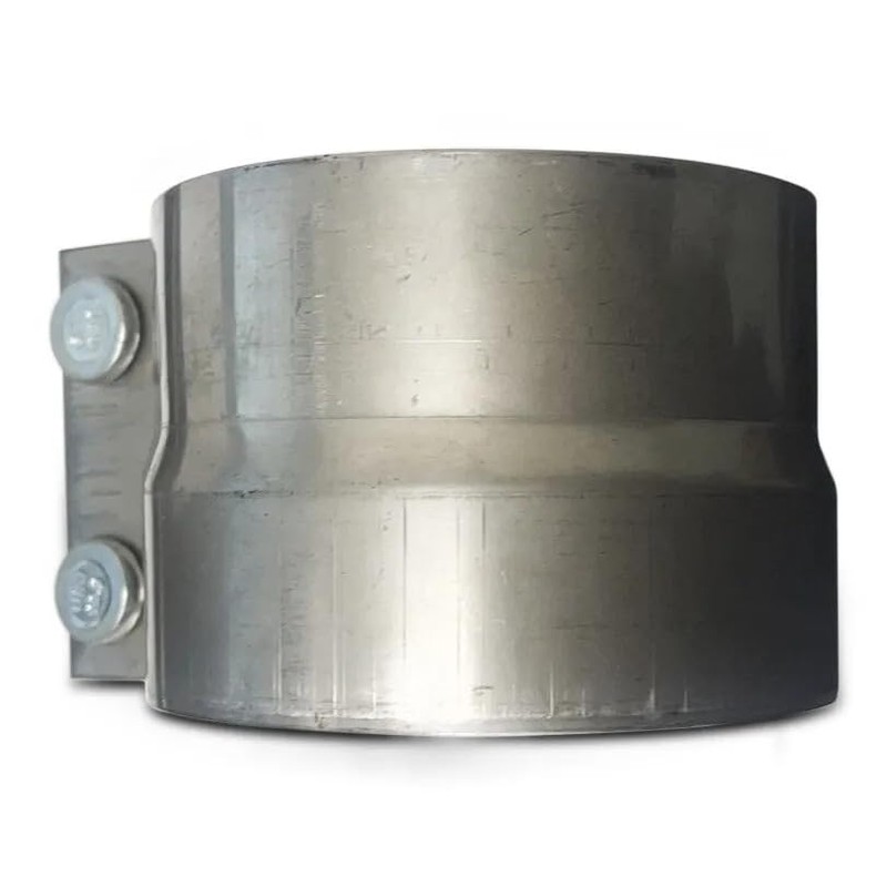 Stainless Steel Flexible Exhaust Flex Pipe w/Band Clamps - 3.5"