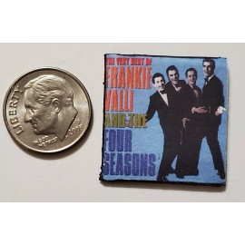 Dollhouse Miniature Record Album 1" 1/12 scale Frankie Valli Four Seasons Best
