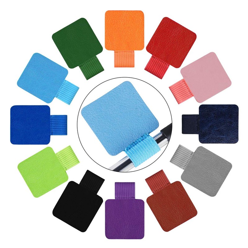 SLSON 12 Pack Notebook Pen Loop Holder Self-Adhesive Pen Holder