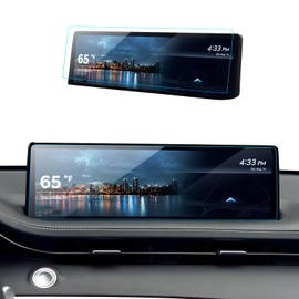 LANTU Car Screen Protector for 2022 2023 2024 Genesis GV70 (2.5T, 3.5T) Accessories Navigation Touchscreen Protector Film Tempered Glass HD Clear 14.5''