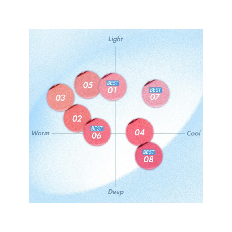 AMUSE Powder Velvet Tint 3.3, Color:#04 Pink Powder