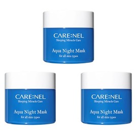 CARE:NEL Korean Cosmetics [CARENEL] Aqua Water - Máscara de dormir para agua (15 ml, 3 unidades)