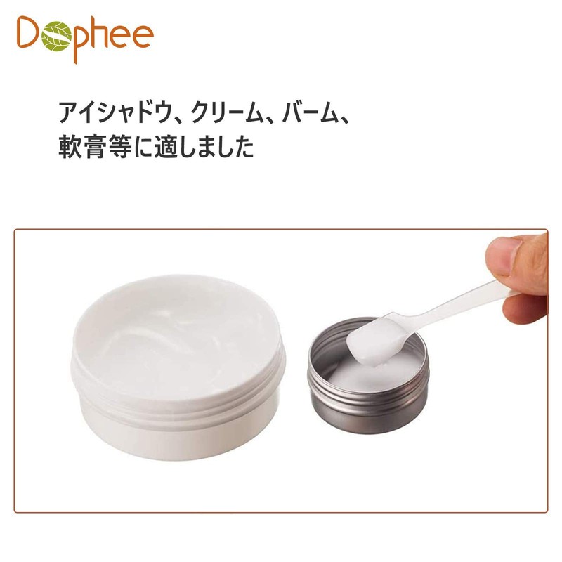 Dophee 15ml 10pcs Cream Case, Ointment Container, Aluminum Can Case,