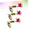 CORHAD Durable Fishing Spinner Sequin Bait 4.5cm Real Fish Shape