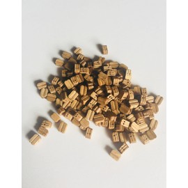 Double Sheave Blocks Boxwood 3/16" (5MM) MS0310BX 150/Pack from Model Expo for Model Ship Building