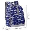 Choco Mocha Shark Backpack for Boys Backpack Elementary School Backpack