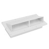 RV Exhaust Vent Cover White Range Hood Sidewall Vent Cover