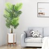 4 ft Artificial Palm Tree,Fake Areca Palm Plant Faux Tropical