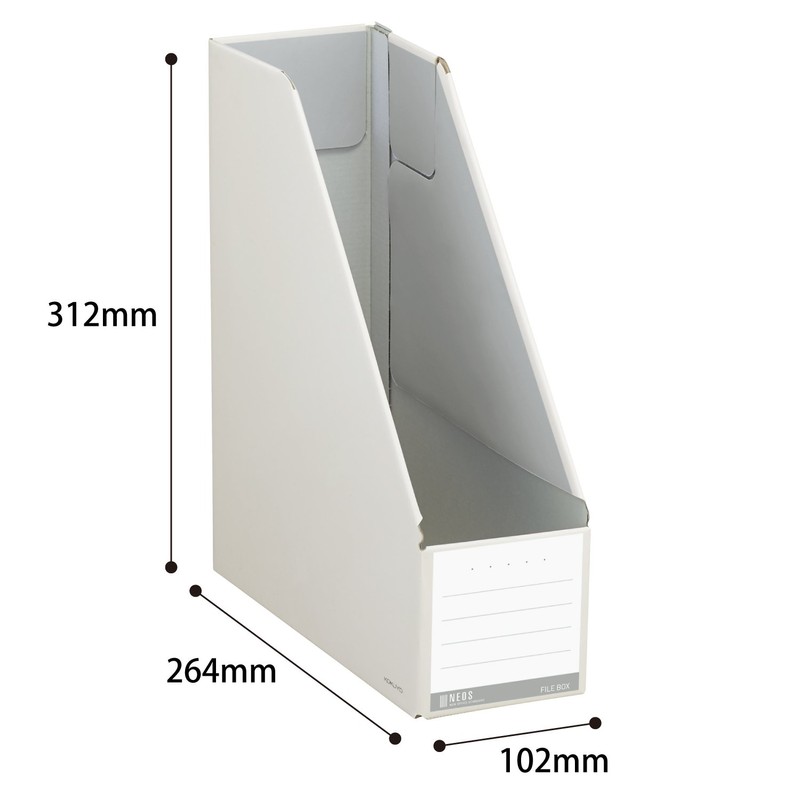 Kokuyo File File Box Neos Stand Type A4 2-Piece Set