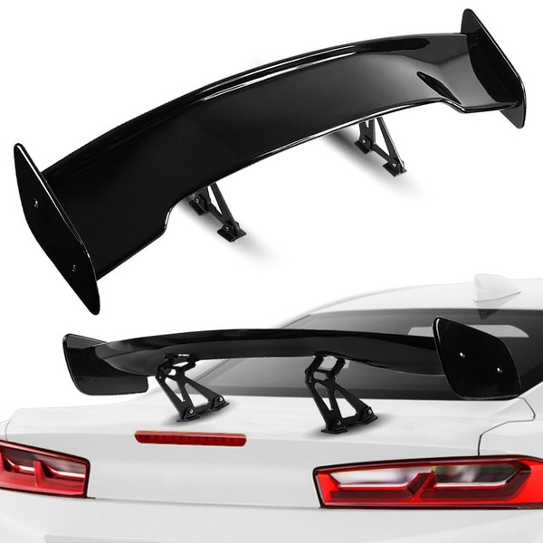 Evargc Universal Rear Spoiler 46Inch Rear Trunk Spoiler Wing Universal
