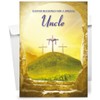 Uncle Religious Easter Card - Christian Easter Card - A5