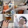 Professional Microwave Silicone Oven Mitts one Pair, Kitchen Mitten Set
