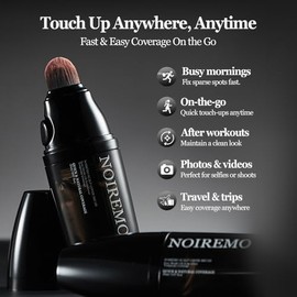 SMIB Scalp Tint Brush – Waterproof & Sweatproof Temporary Color Touch-Up, Quick and Easy Application (Black)