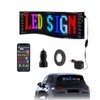 SUBORAWOS LED Car Sign,Programmable Bright LED Signs,Bluetooth APP Control,Flexible LED