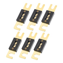 X AUTOHAUX Pack of 6 High Current Fuse Screw Fuse 300A ANL Fuse Universal Gold for Car Truck