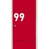 Pack of 5 5cm/2" Waterproof House Number Wheelie Bin Stickers