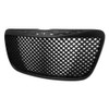 Glossy Black Mesh Front Hood Bumper Grill Grille Guard ABS