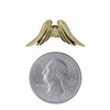 Jim Clift Design Angel Wings Gold Lapel Pin - 1