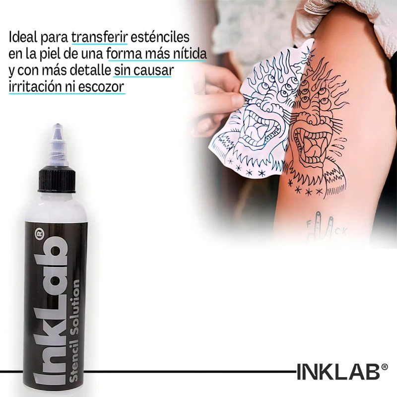 Solución en Gel Stencil Inklab Tatuaje 2oz Alta Duración