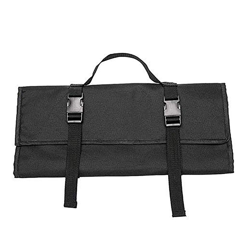 EHRBGK Borsa per coltelli da cucina, 27 scomparti, borsa arrotolabile,