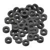 PATIKIL 40pcs M3 Rubber Flat Washers 3mm Inner Diameter 8mm