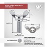 DOJA Industrial Wing Screws M6 x 20 mm Pack of