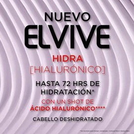 Elvive L'oréal Paris Kit 2 Tratamientos Nocturnos Elvive Hidra Hialurónico 200ml