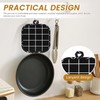 6 PCS kitchen pot holders, Black checkered pot holders for