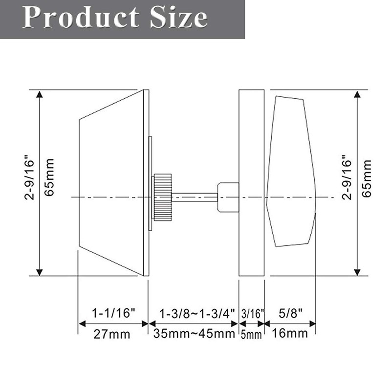 Probrico Keyed Alike Single Cylinder Deadbolts Oil Rubbed Bronze(Combo Packs),