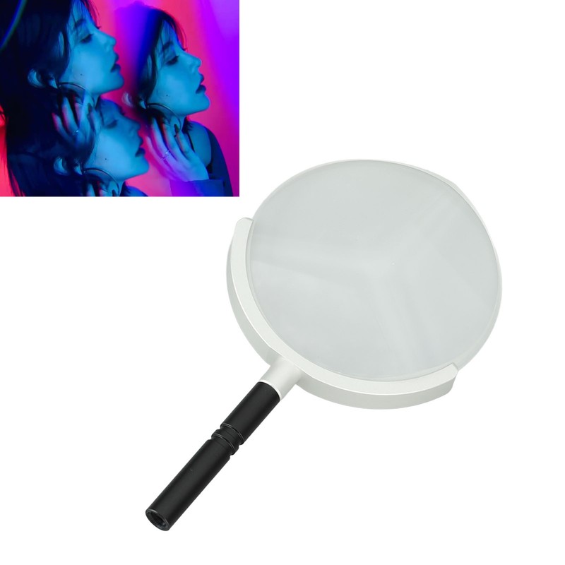 Special Effect Lens Filter Handheld 3 Mirror Glass Prism Triple