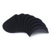 4 Pairs Black Covered Set-in Shoulder Pads Sewing Foam Pads