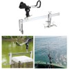 Fishing Support Rod Holder Heavy Duty Metal Universal Clamp-On Boat