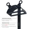 idyllictime Garden Hose Holder Freestanding for Outside With Tool Storage