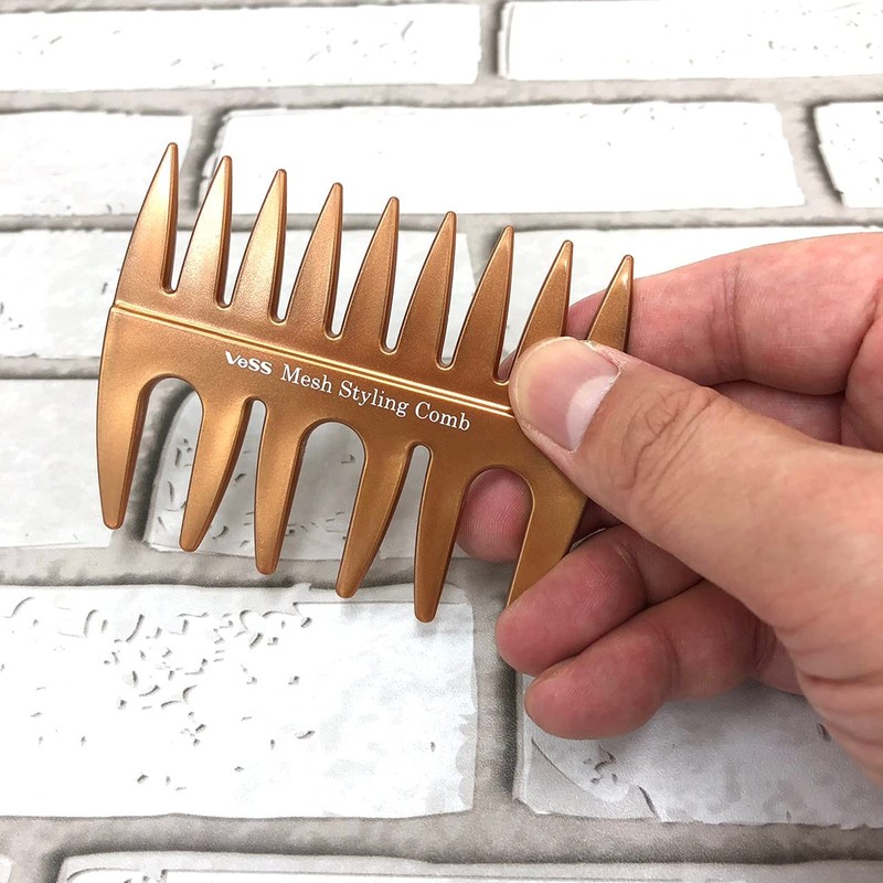 VESS AC-400 Mesh Comb, Men's, Coarse, Pomade, Barber Style