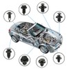 625pcs Car Trim Body Clips Kit Rivets Retainer Door Panel