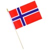 5 Pack Norway Norwegians Small Mini Wood Hand Held Stick