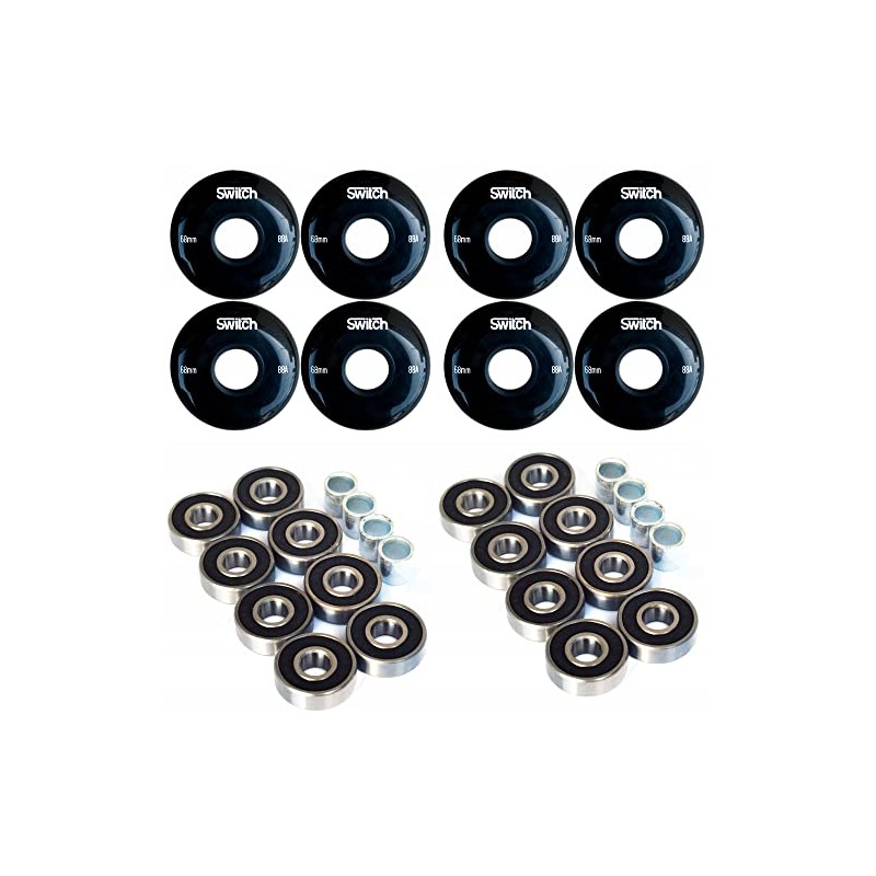 Switch Roller Blade Wheels Pack of 8 68 mm 88A