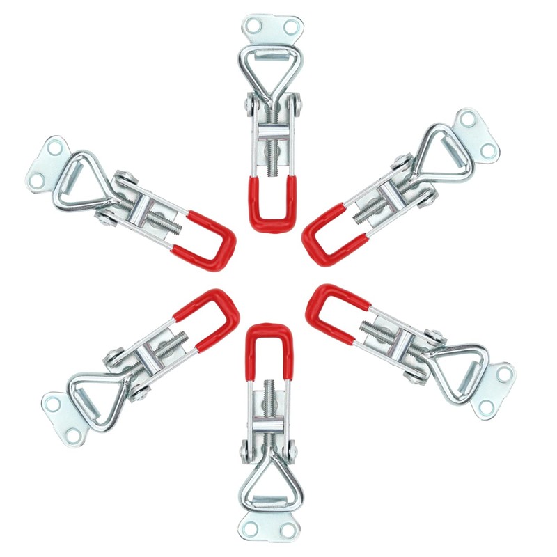 Favordrory 6 Pack Toggle Latch Clamp, Pull Latch, Adjustable Toggle