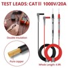 BINTA 25PCS Silicone Multimeter Test Leads Kit CAT Ⅲ 1000V