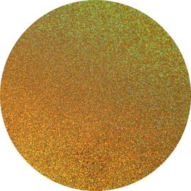 Hemway Premium Ultra Sparkle Glitter Multi Purpose Metallic Flake for Arts Crafts Nails Cosmetics Resin Festival Face Hair - Gold Holographic - Microfine (1/256" 0.004" 0.1mm) 100g / 3.5oz