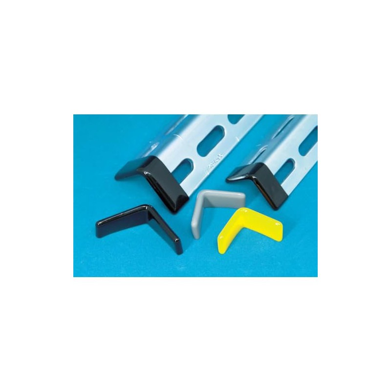 TRUSCO TVL502BK Angle Cover for 50 Square Black Pack of