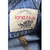 Lana Roux 90s Retro Dungaree Utility Denim Twill Jumpsuit Overalls