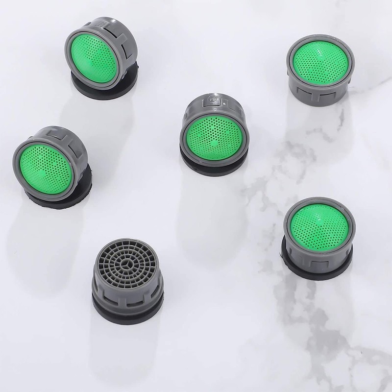 20 Sets Kitchen Faucet Aerator Replacement with Gasket Flow Restrictor