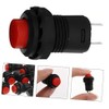 Power Switch Button Push Button 12pcs，Momentary Panel Cutout Accessories Pushbutton