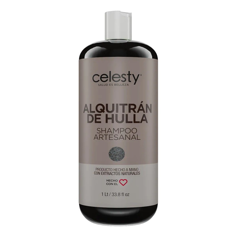 Kit 7 Shampoo Alquitrán De Hulla Control Psoriasis Caspa 1lt