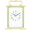 Acctim Gainsborough Mantel Clock Quartz Polished Metal Carriage Clock Energy