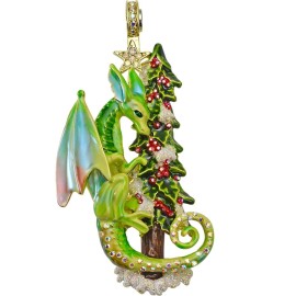 Kirks Folly Holiday Dreams Dragon Magnetic Enhancer goldtone